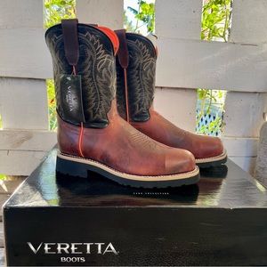 Veretta Work Boots, 8